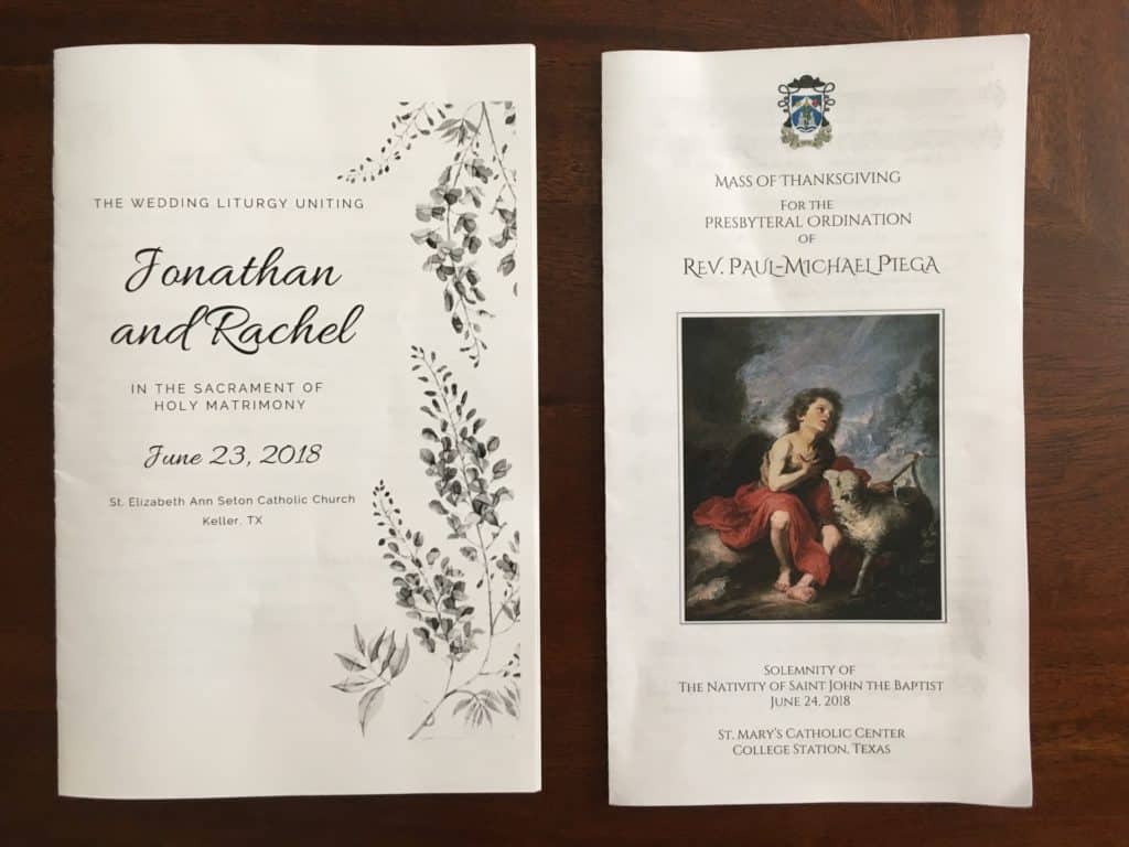 wedding-mass-programs