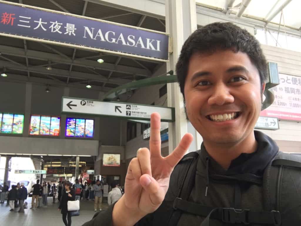 selfie-nagasaki-station