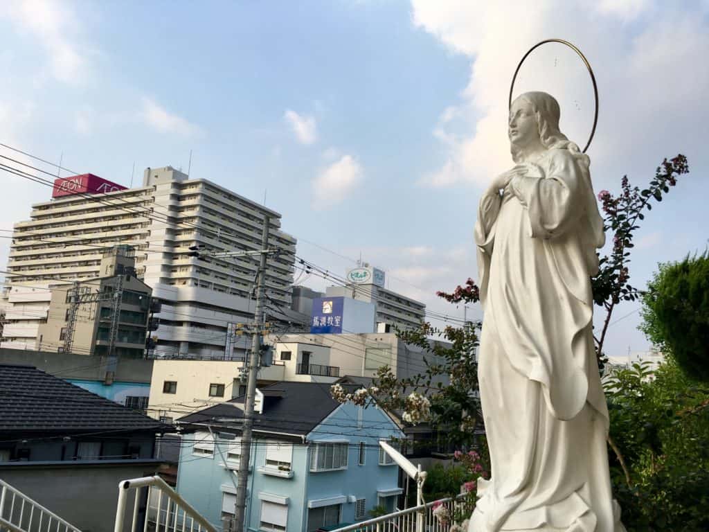 Virgin Mary statue Hirakata